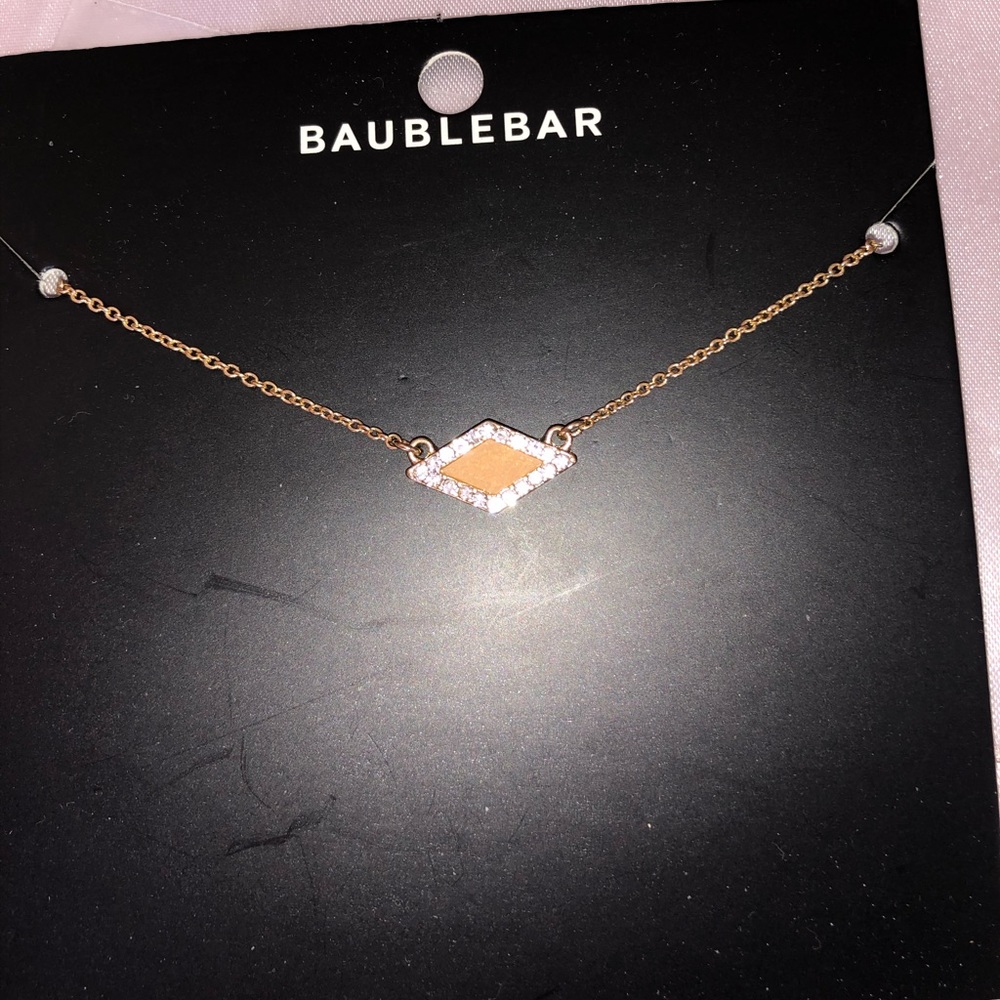 BaubleBar Blush-Stone Necklace